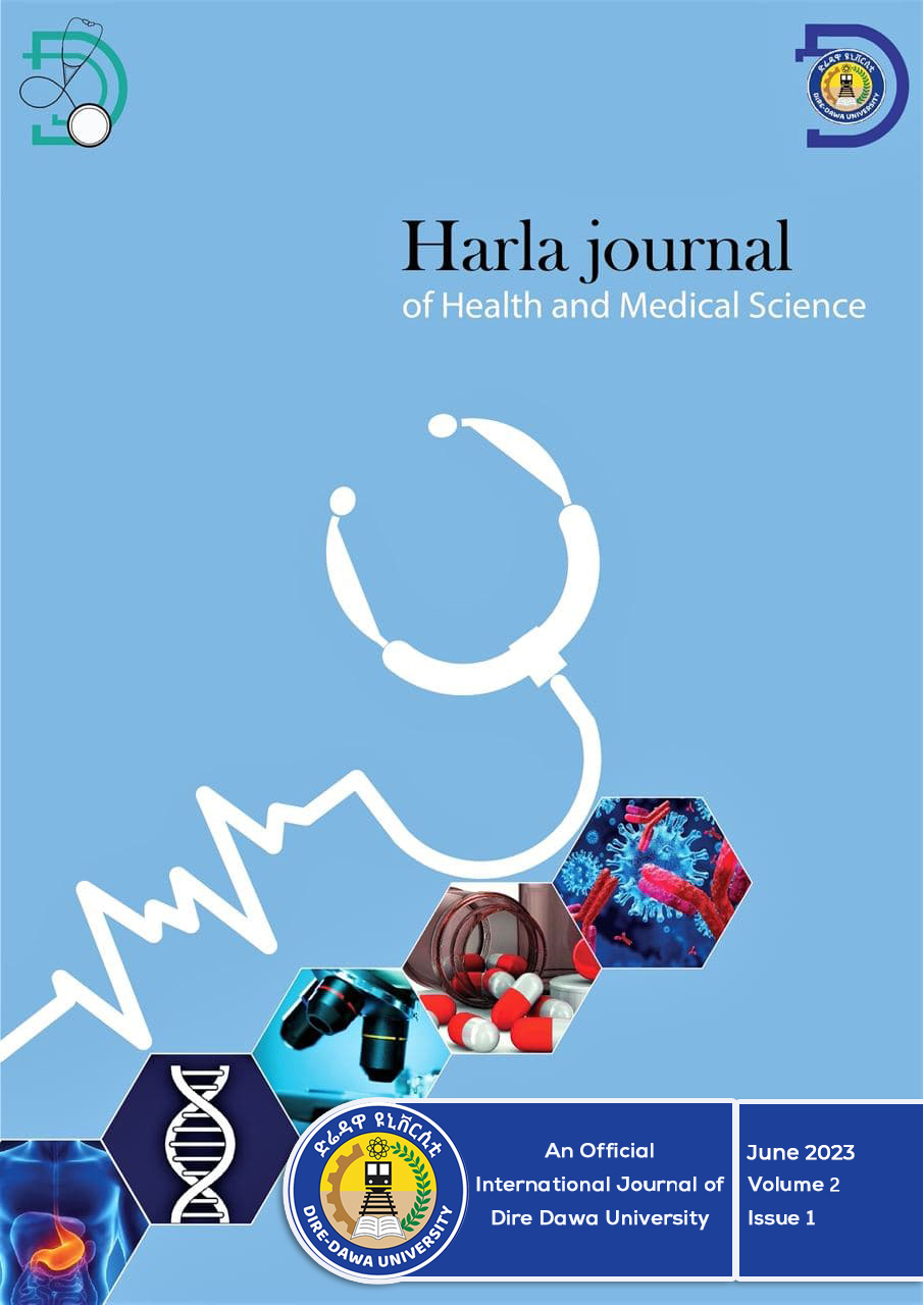 Harla Journal of Health and Medical Science, Volume 2, Issue 1 cover page
