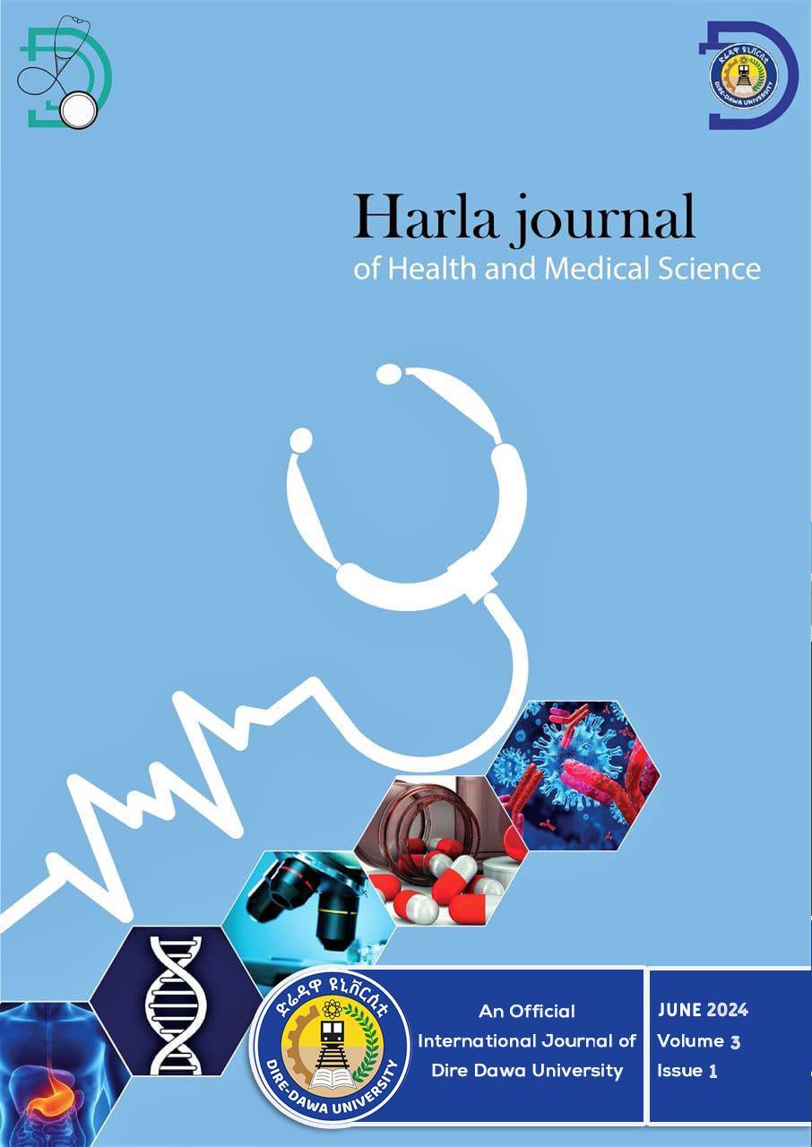 Harla Journal of Health and Medical Science, Volume 3, Issue 1 cover page